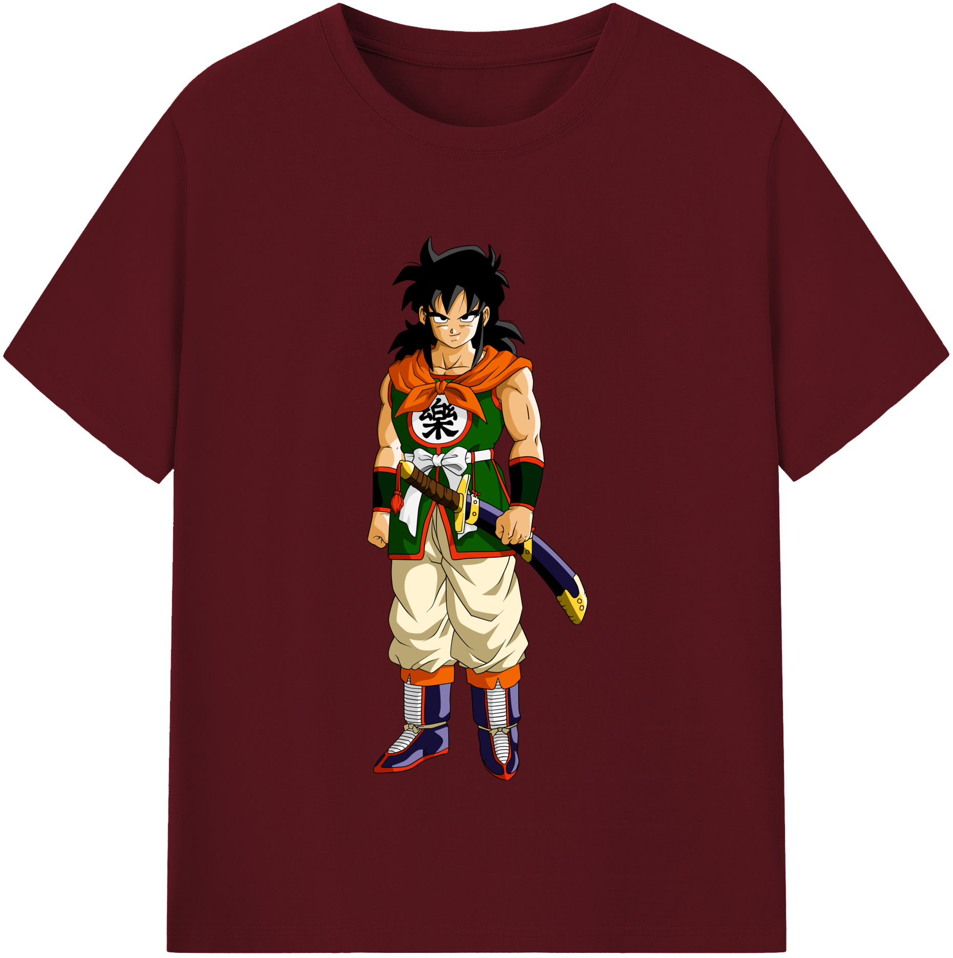 （画像用） ドラゴンボール ヤムチャ DRAGON BALL Yamcha 綿100％半袖Tシャツ（フロントプリント）